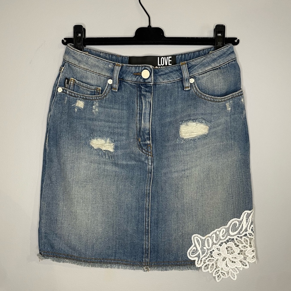 LOVE MOSCHINO Jean Skirt